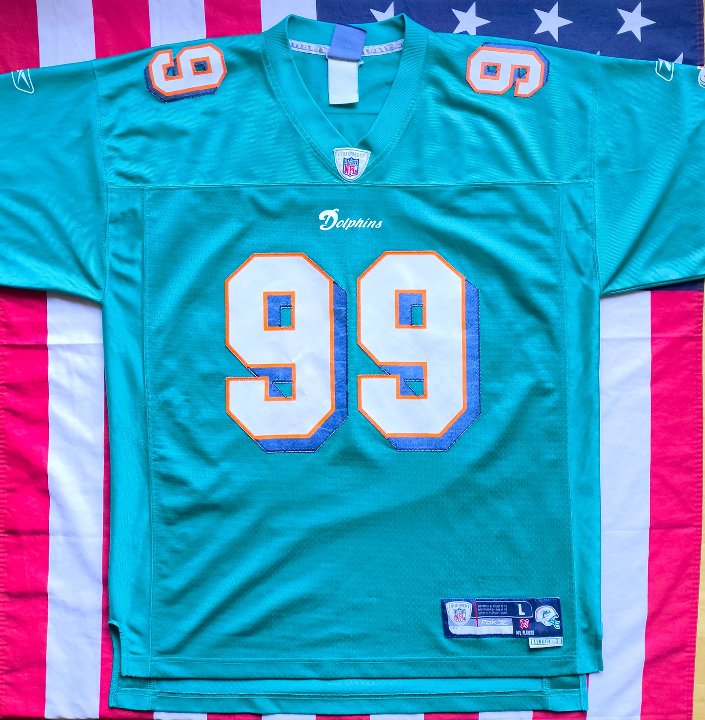 Miami Dolphins Reebok NFL Jersey L Taylor