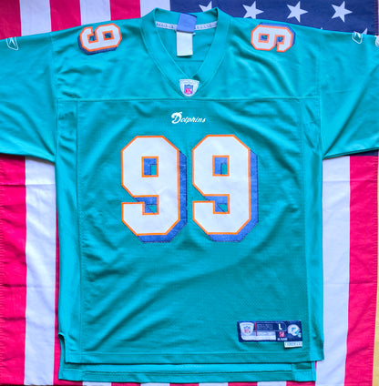 Miami Dolphins Reebok NFL Jersey L Taylor