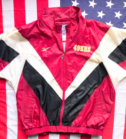 San Francisco 49ers Reebok NFL Jacket L