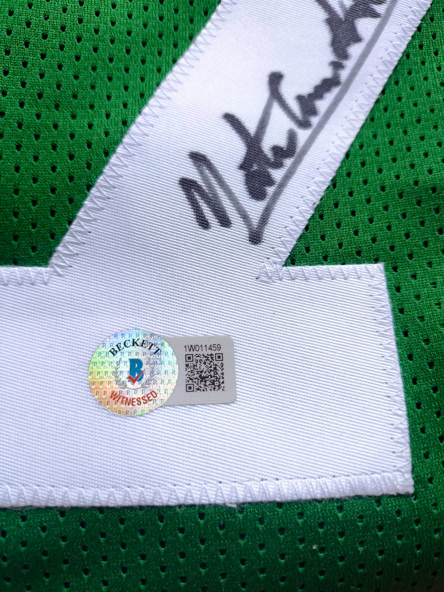 Nate Archibald Boston Celtics Signed NBA Jersey Beckett COA