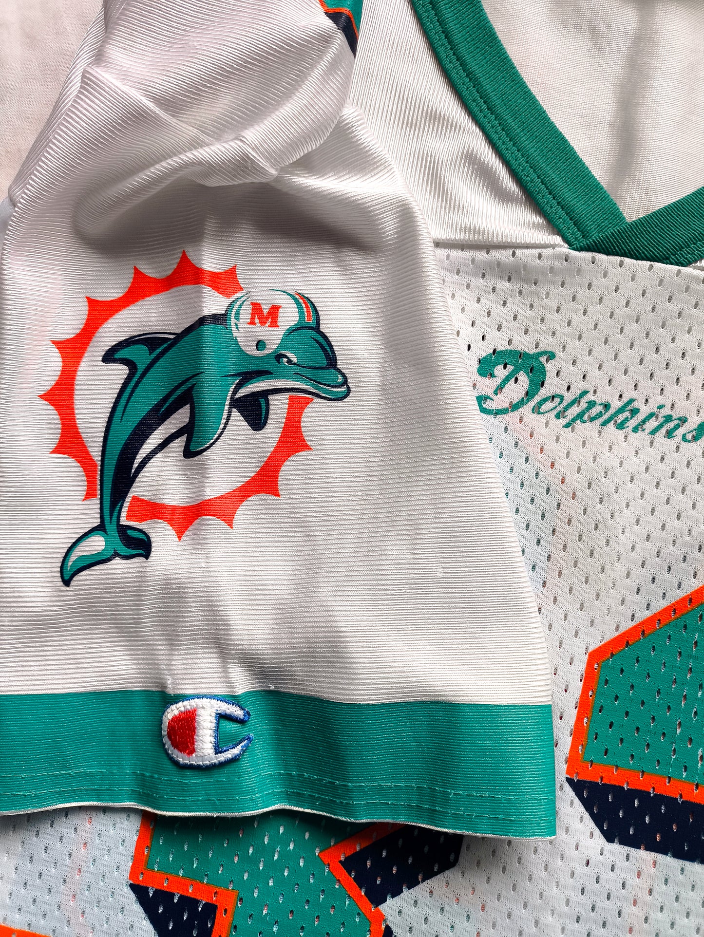 Miami Dolphins Champion NFL Jersey M Abdul-Jabbar