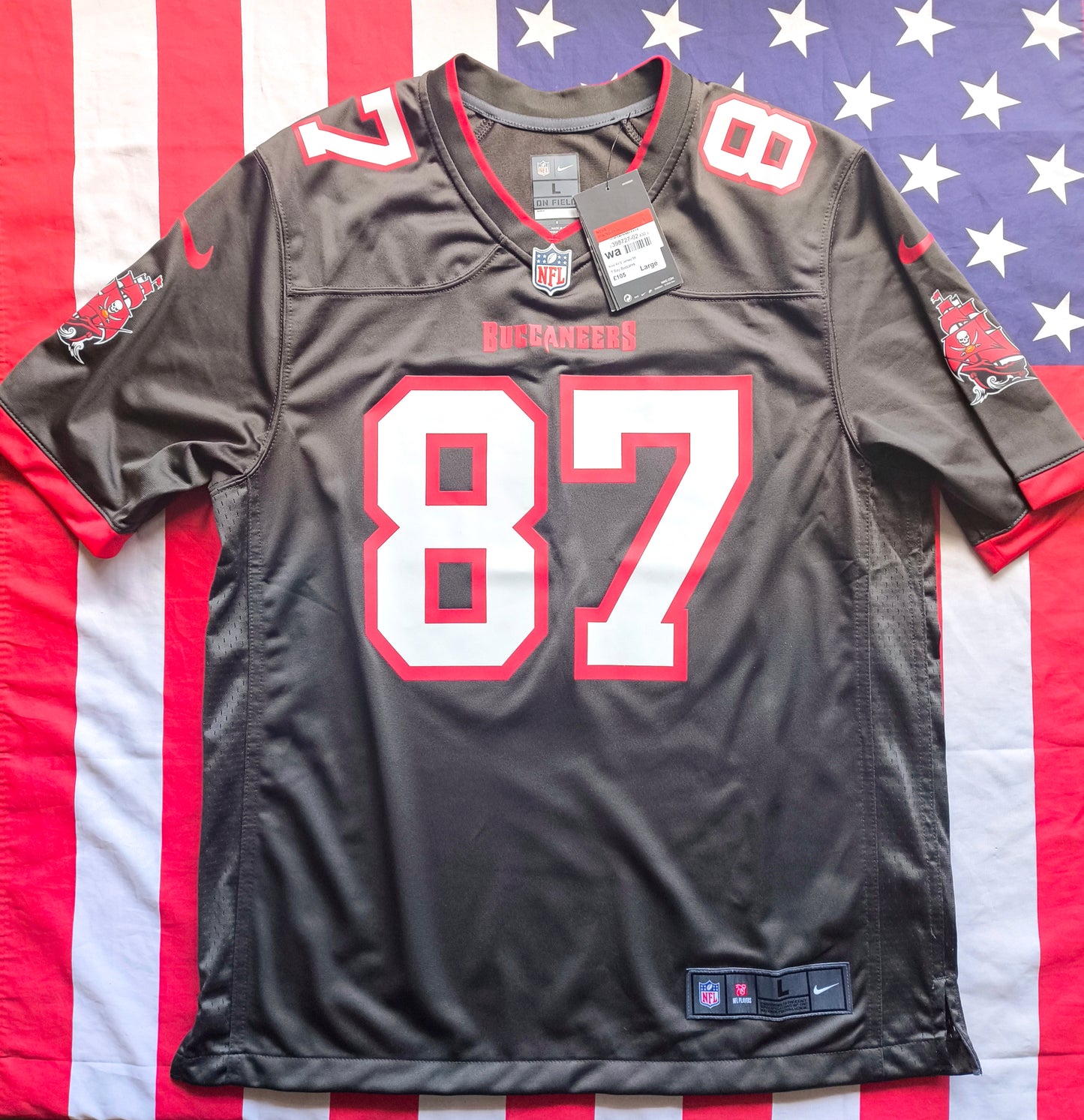 Tampa Bay Buccaneers Nike NFL Jersey L Gronkowski BNWT