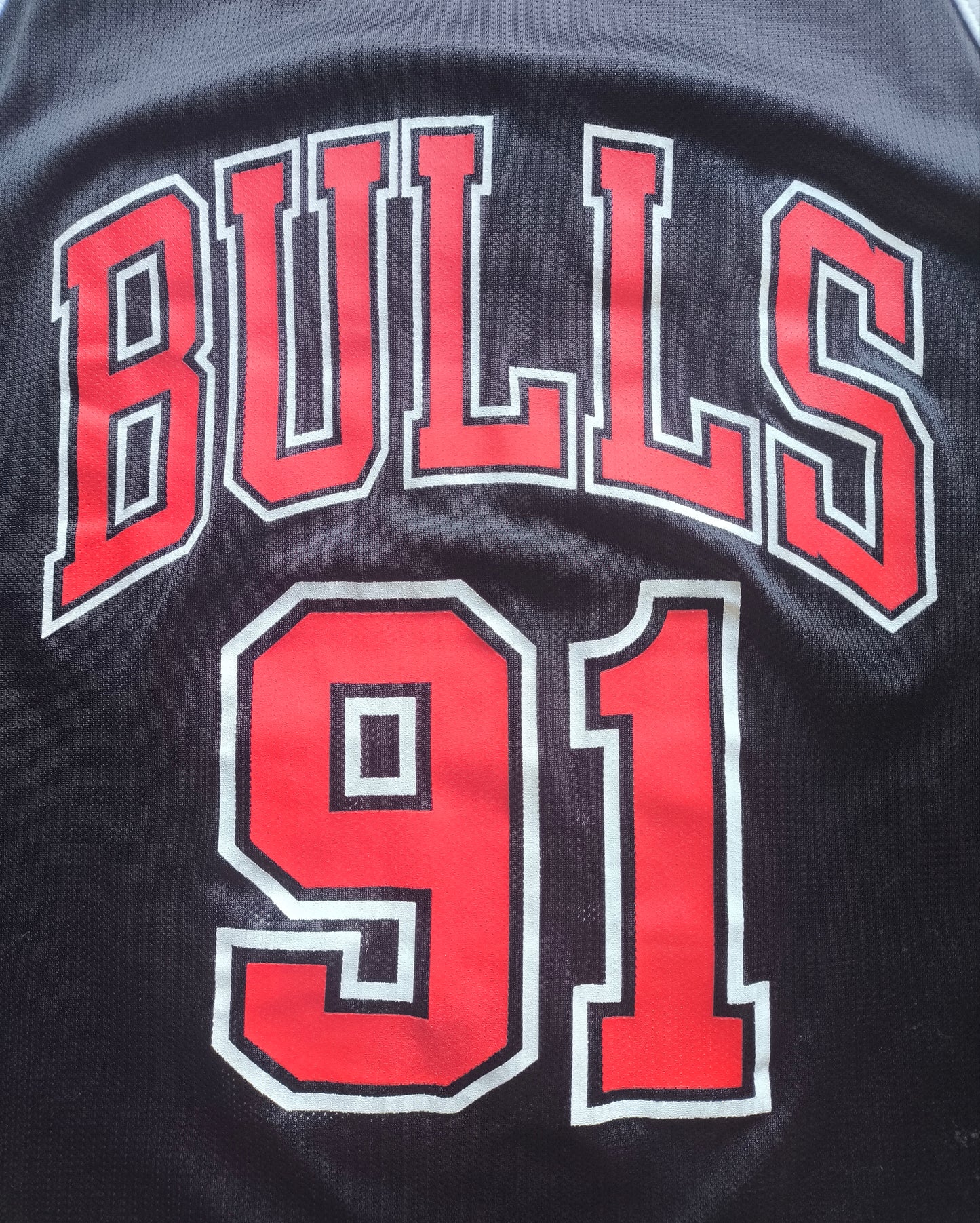 Chicago Bulls Reversible Champion NBA Jersey Rodman L