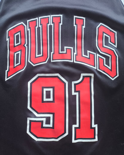 Chicago Bulls Reversible Champion NBA Jersey Rodman L