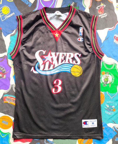 Philadelphia 76ers Champion NBA Jersey M Iverson