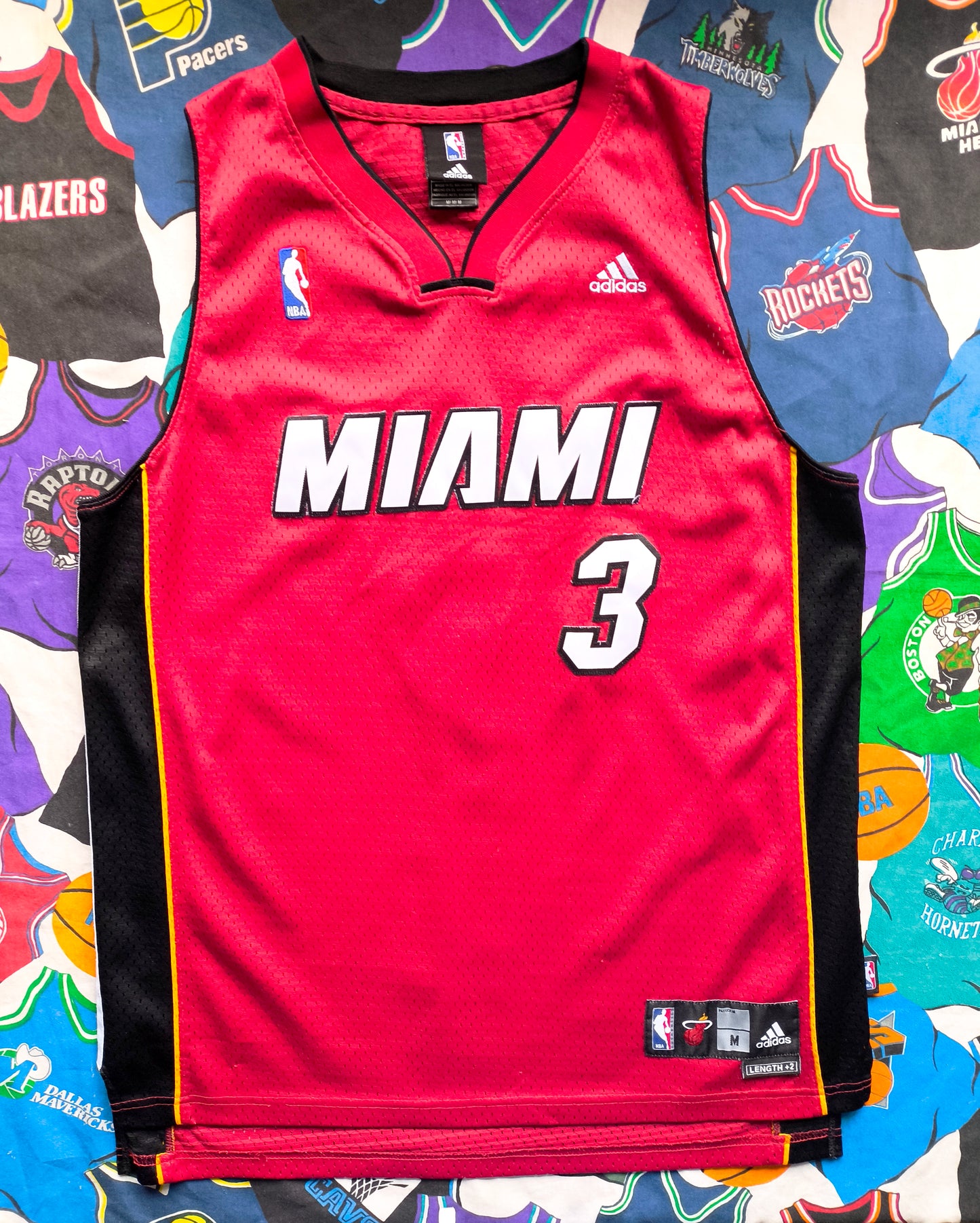 Miami Heat Adidas NBA Jersey M Wade