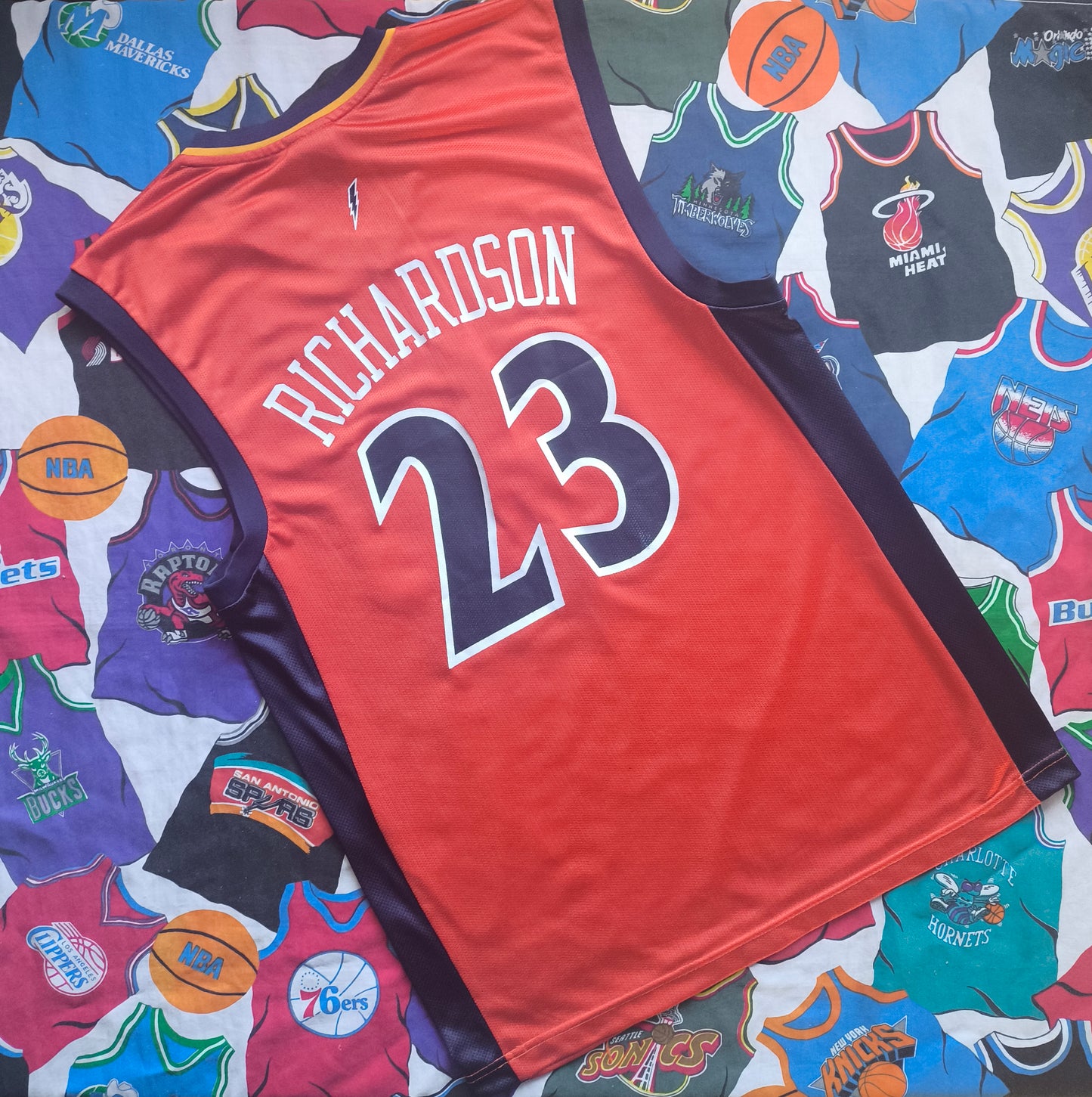 Golden State Warriors Reebok NBA Jersey M Richardson