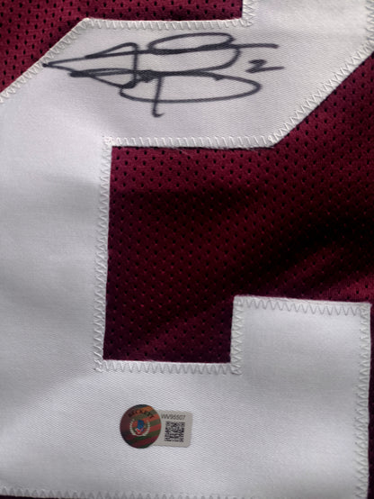 Johnny Manziel Texas A&M Signed NCAA Jersey Beckett COA