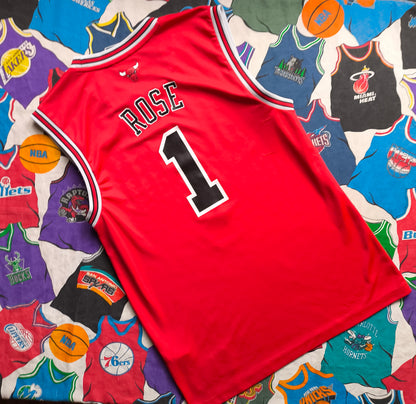 Chicago Bulls Adidas NBA Jersey M Rose