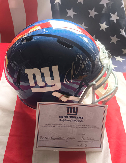 Dexter Lawrence II New York Giants Signed NFL Helmet Authentic