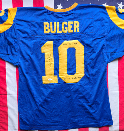 Marc Bulger St. Louis Rams Signed NFL Jersey JSA COA