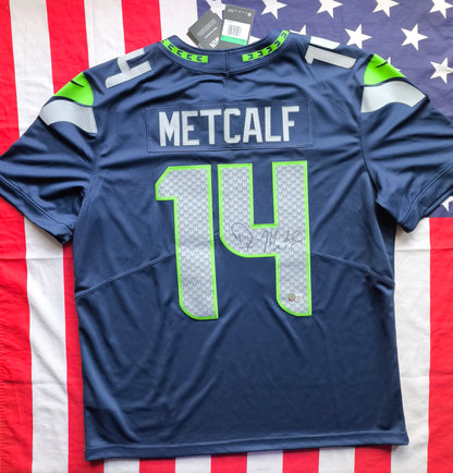 DK Metcalf Seattle Seahawks Nike Elite NFL Signed Jersey Beckett