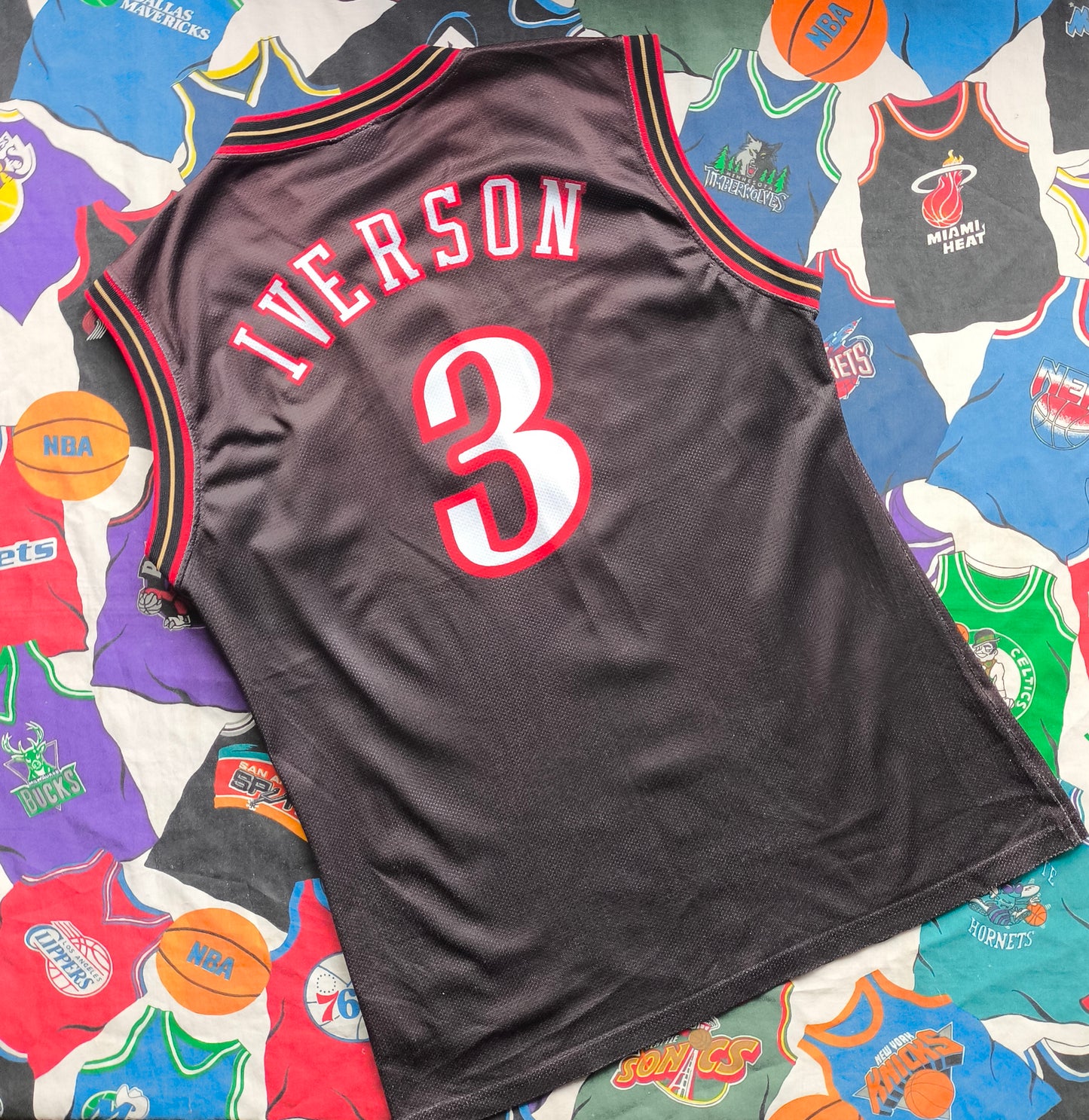 Philadelphia 76ers Champion NBA Jersey L Iverson