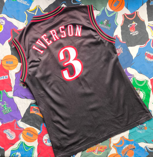 Philadelphia 76ers Champion NBA Jersey L Iverson