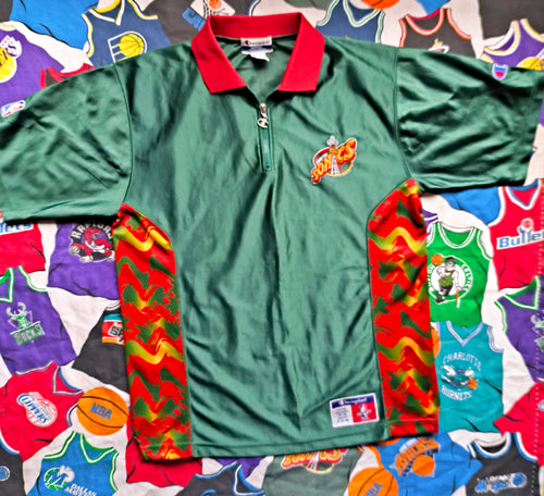 Seattle Sonics Champion NBA Warm-Up Shirt M