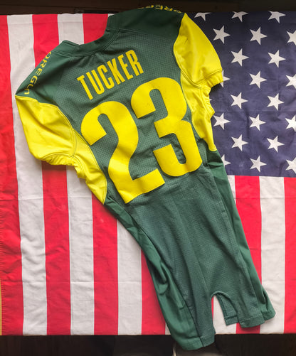 Oregon Ducks Nike NCAA Game Worn Jersey L Marley Tucker