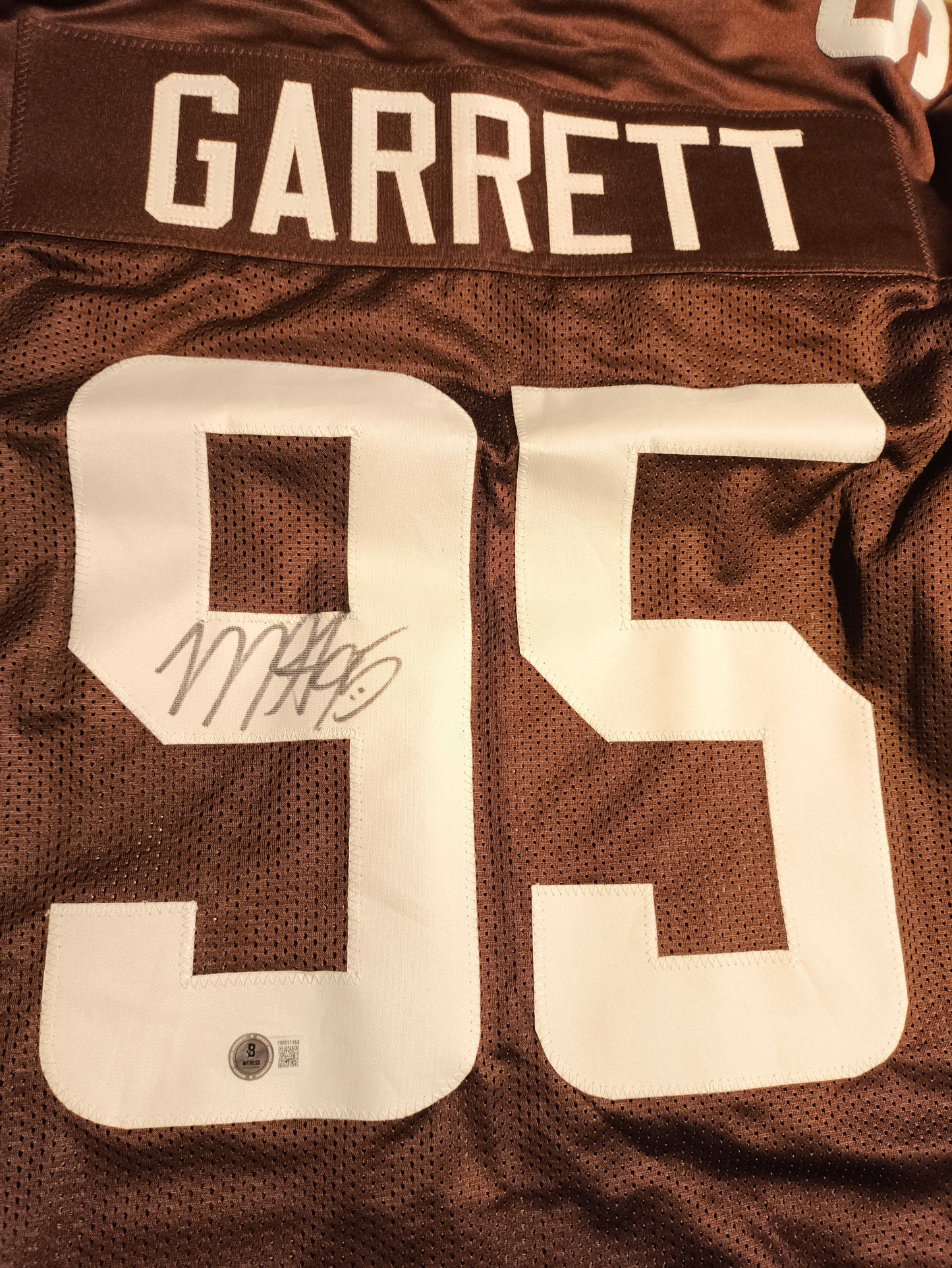 Myles Garrett Cleveland Browns Jersey Beckett COA
