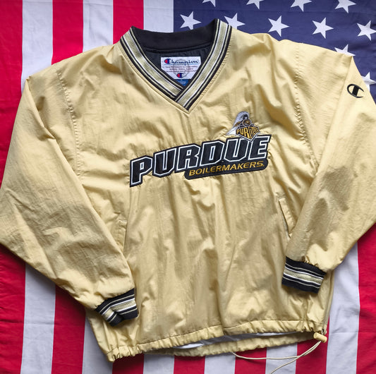 Purdue Boilermakers Pullover Windbreaker M