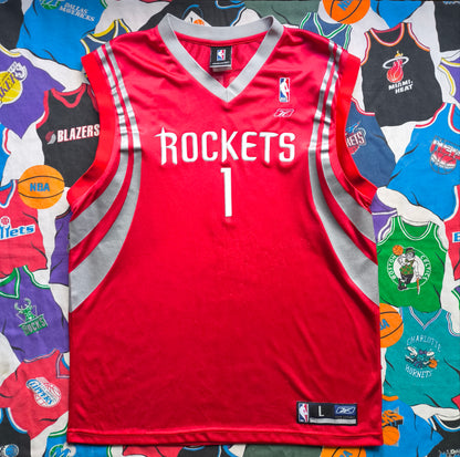 Houston Rockets Reebok NBA Jersey L McGrady