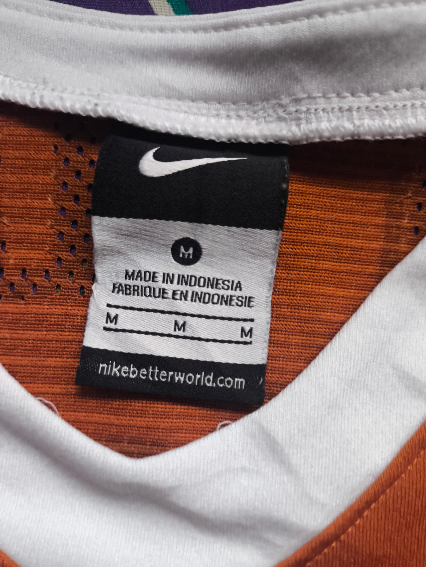 Texas Longhorns Nike NCAA Basketball Jersey M