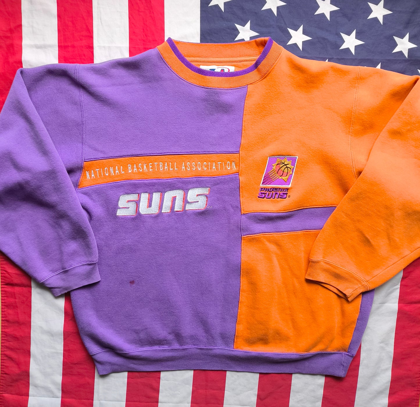 Phoenix Suns Logo Athletic NBA Sweatshirt L