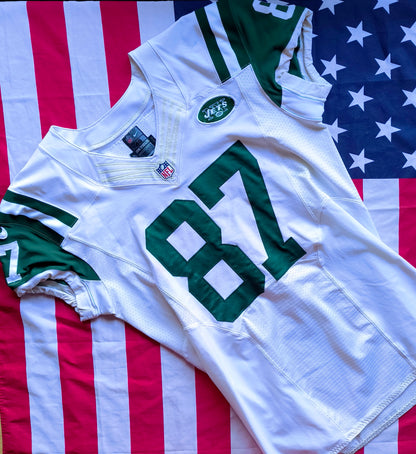 Jeff Cumberland New York Jets Nike NFL Game Worn Jersey