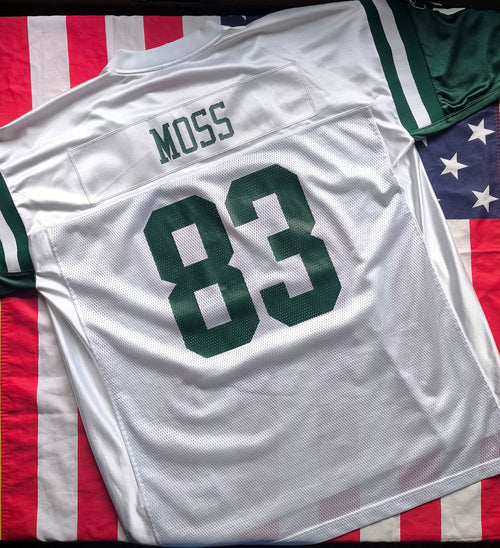 New York Jets Reebok NFL Jersey XXL Moss
