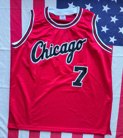 Toni Kukoc Chicago Bulls Signed NBA Jersey Beckett COA