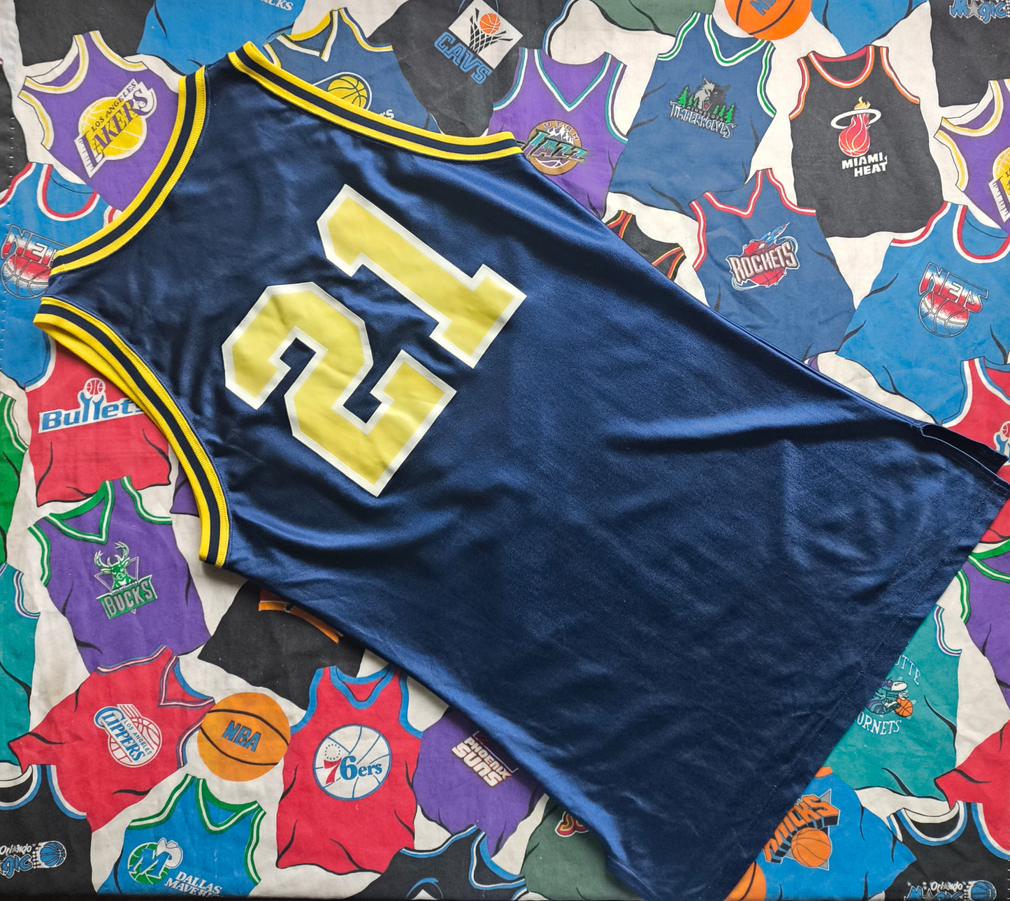 Michigan Wolverines Fab Five NCAA Jersey M Jackson