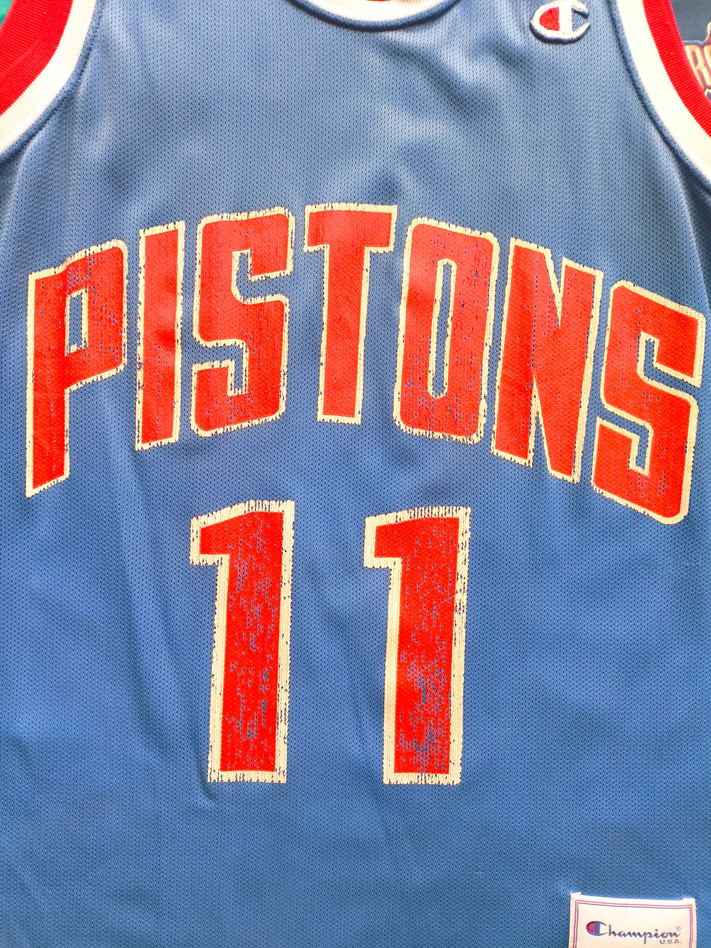 Detroit Pistons Champion NBA Jersey M Thomas