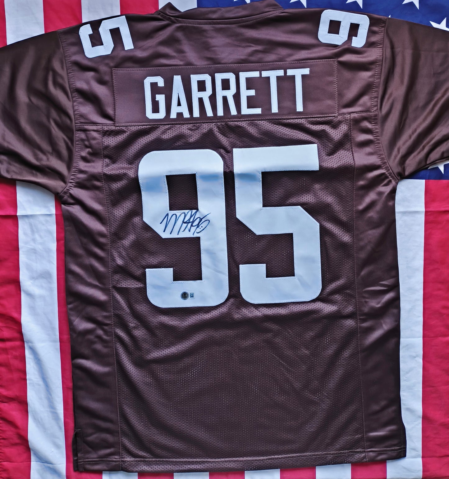 Myles Garrett Cleveland Browns Jersey Beckett COA