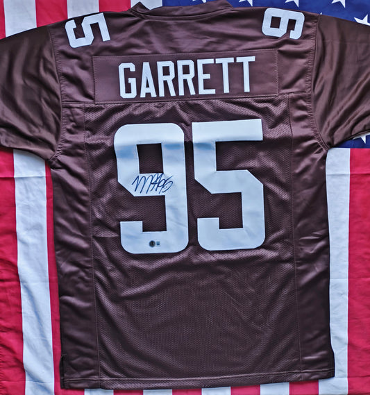 Myles Garrett Cleveland Browns Jersey Beckett COA