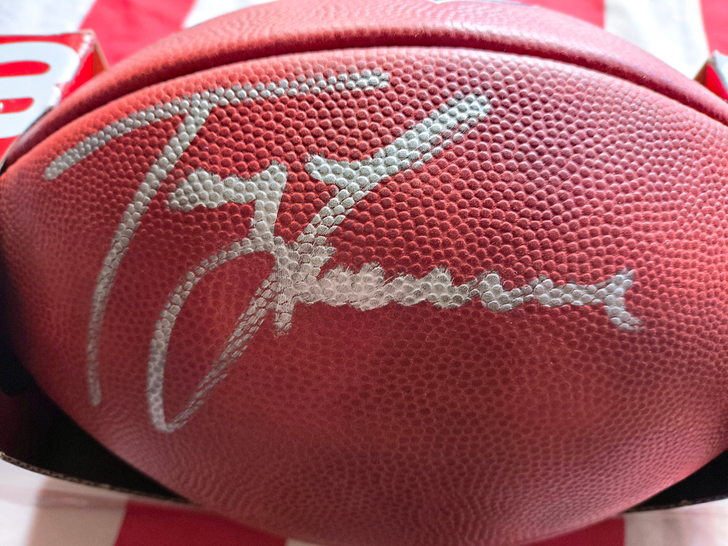 Trevor Lawrence Signed NFL American Football Wilson Duke Fanatics