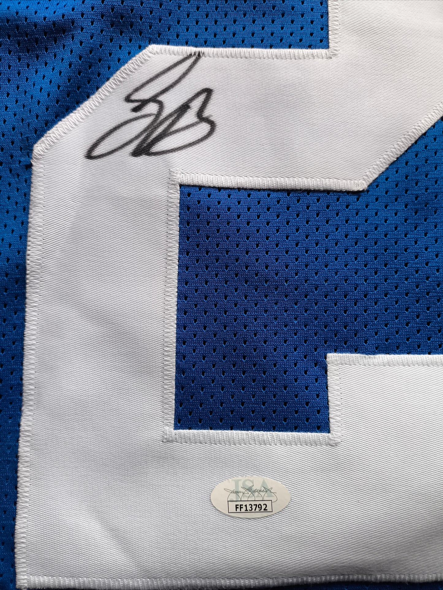 Saquon Barkley New York Giants Signed NFL Jersey JSA COA