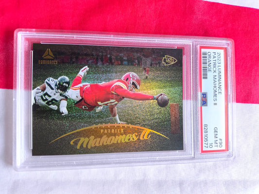 Patrick Mahomes II 2023 Luminance Orange #90 PSA 10 41/50