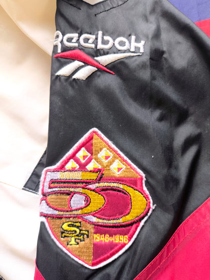 San Francisco 49ers Reebok NFL Jacket L