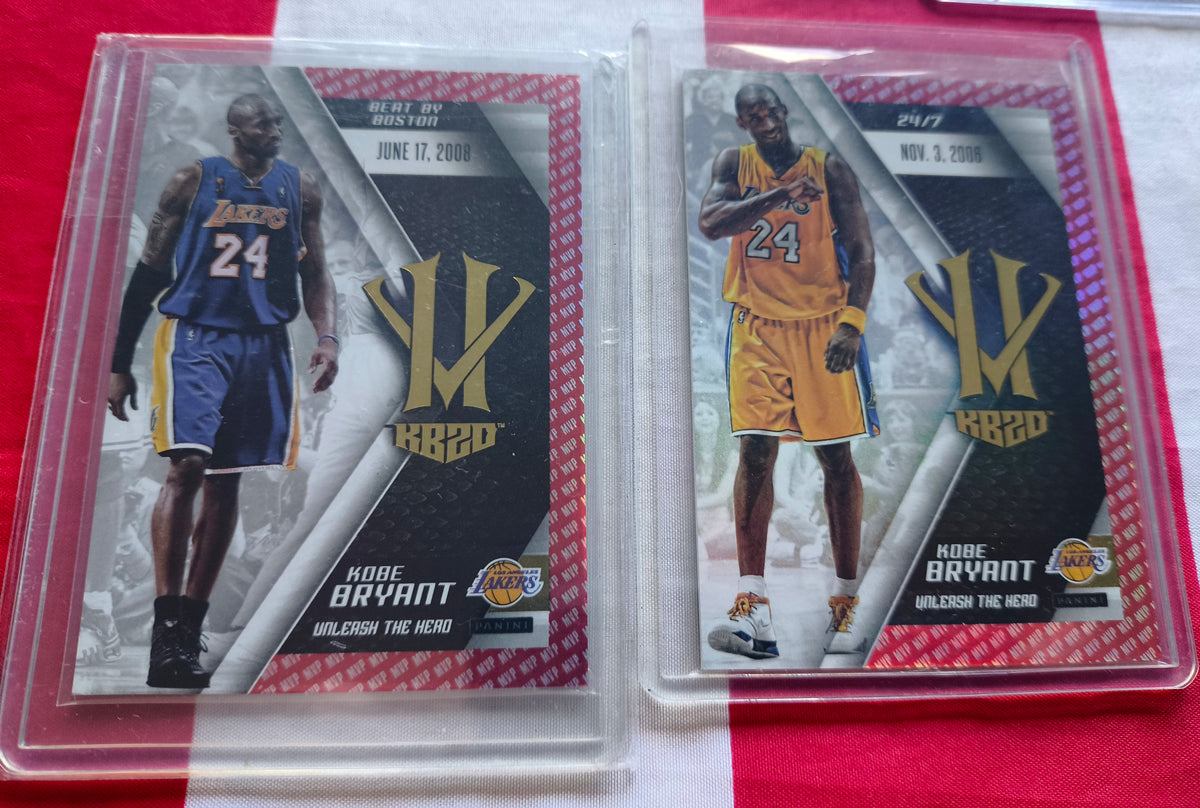 Kobe Bryant Hero Villain Complete 42 Card Box Set