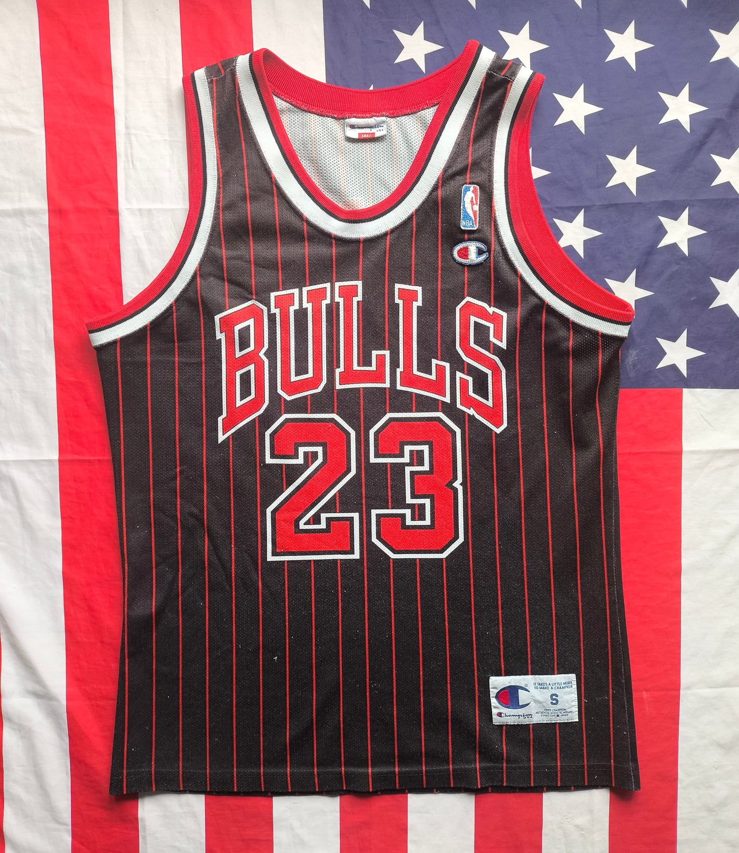 Chicago Bulls Chanpion NBA Jersey S Jordan
