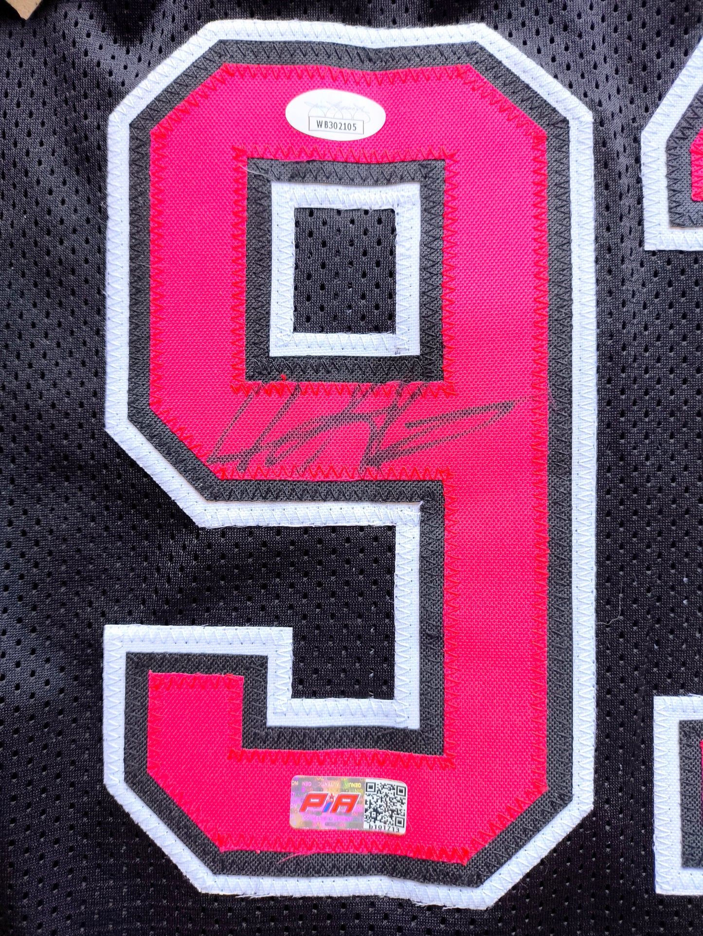 Dennis Rodman Chicago Bulls Signed NBA Jersey JSA COA