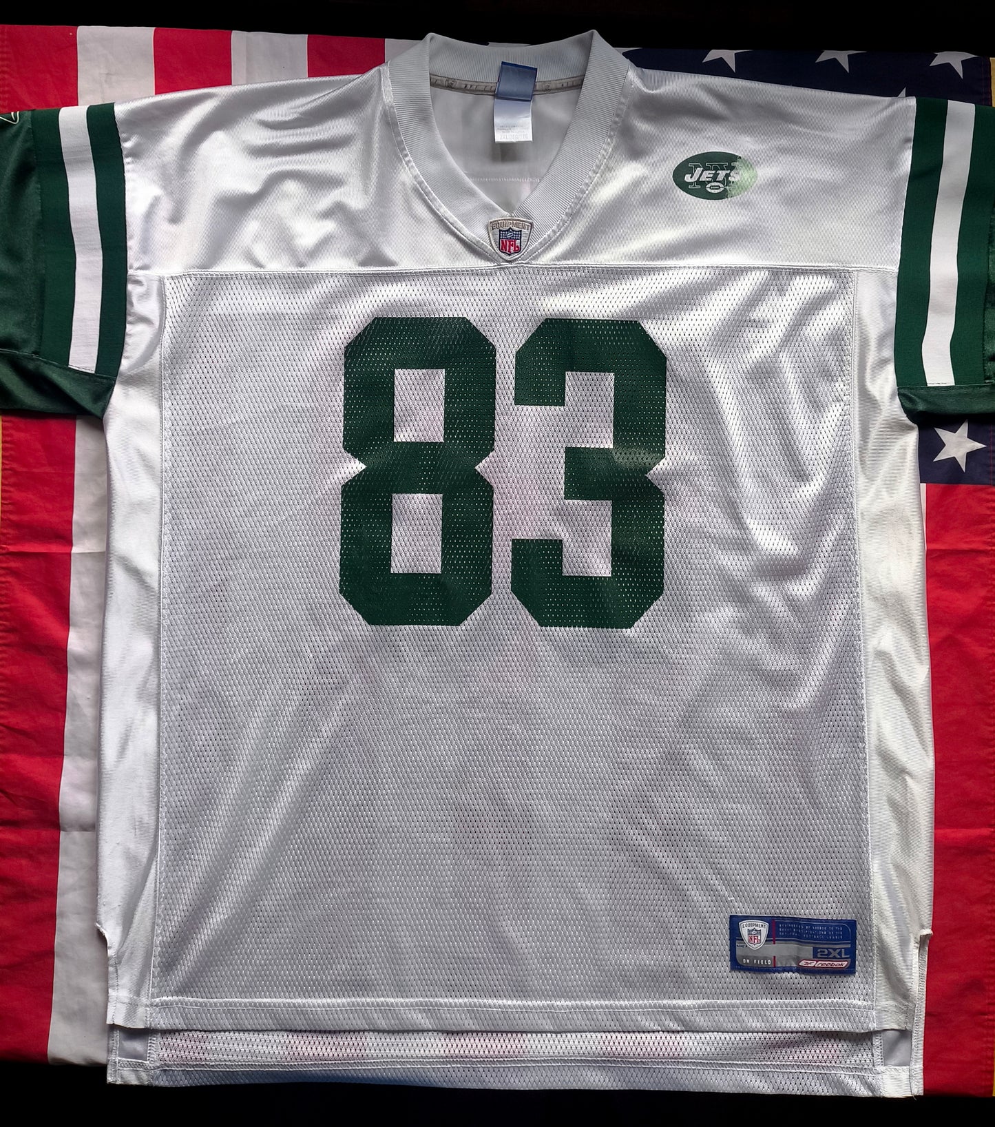 New York Jets Reebok NFL Jersey XXL Moss