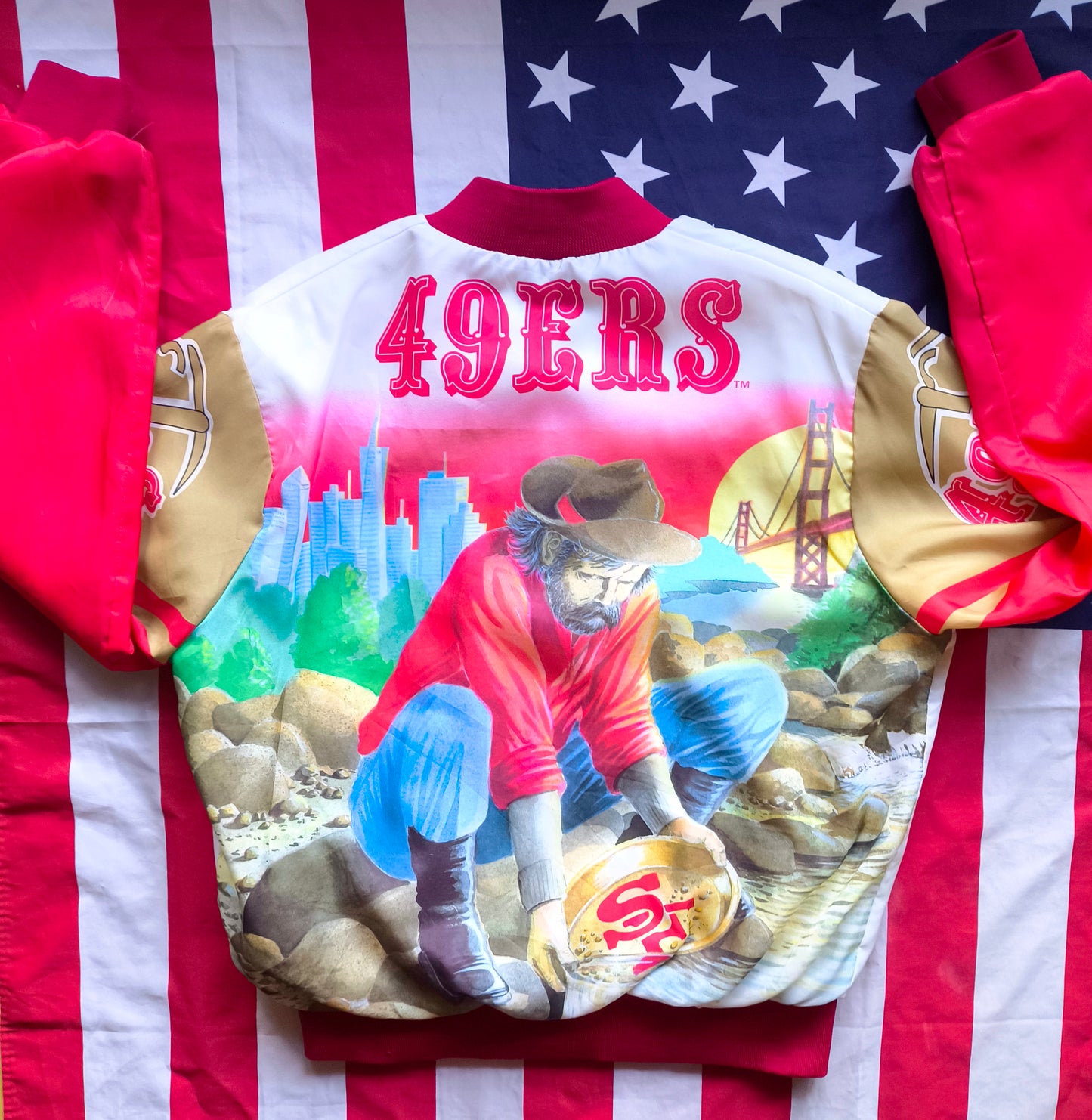 San Francisco 49ers Chalk Line Fanimation NFL Jacket M