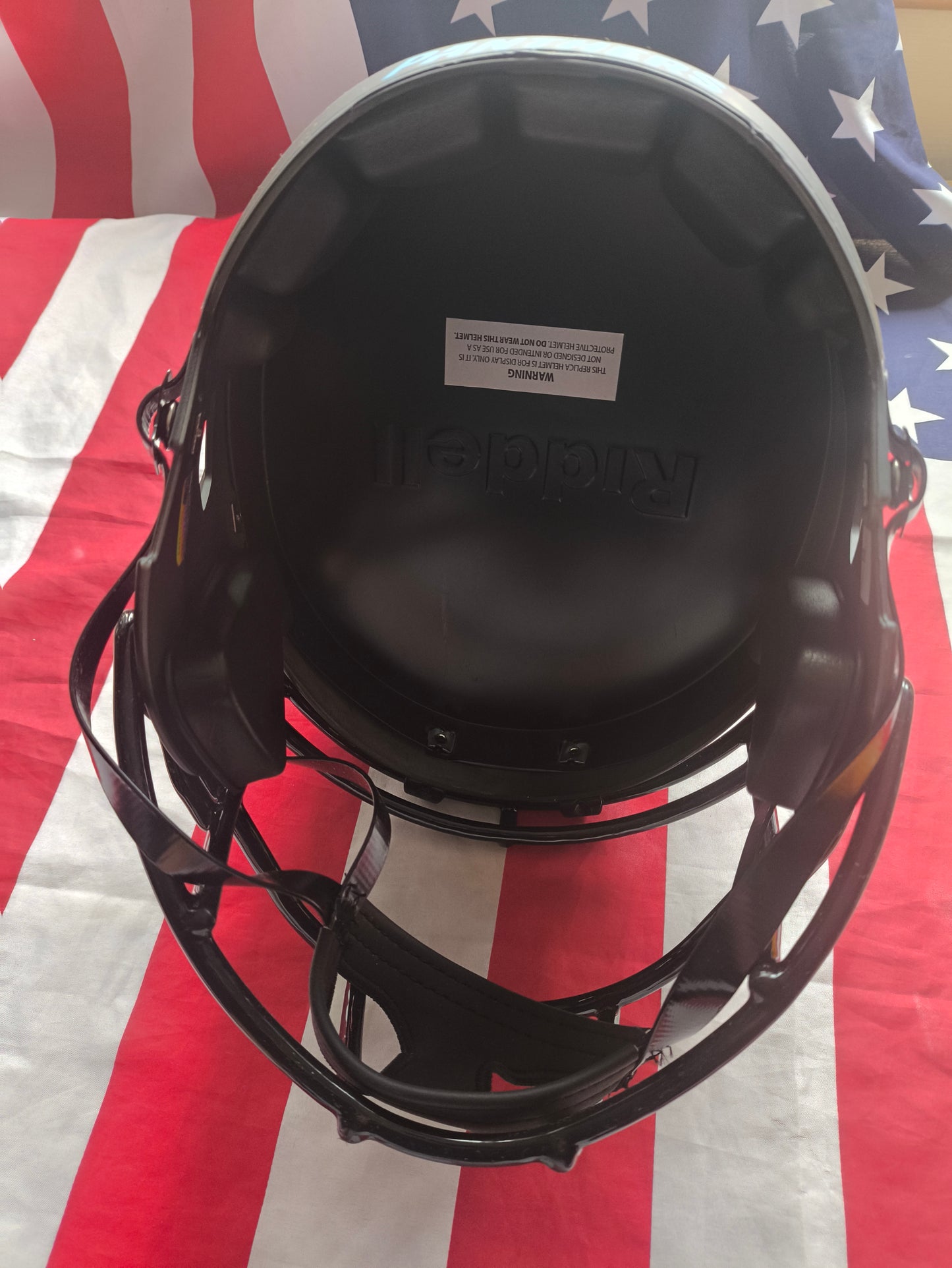 Christian McCaffrey Carolina Panthers Signed NFL Helmet Beckett COA