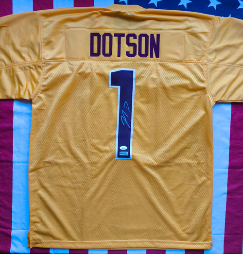 Jahan Dotson Washington Commanders Signed NFL Jersey JSA/PIA COA