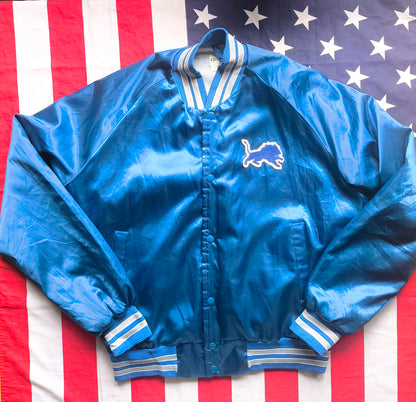Detroit Lions Chalk Line NFL Bomber Jacket L
