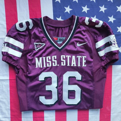 Willie Evans Mississippi State Bulldogs Nike NCAA Player Issue Jersey