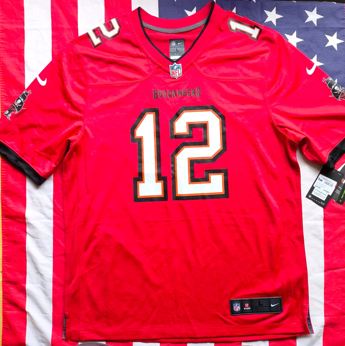 Tampa Bay Buccaneers Nike NFL Jersey L Brady