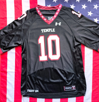 Temple Owls NCAA Under Armour Jersey M #10