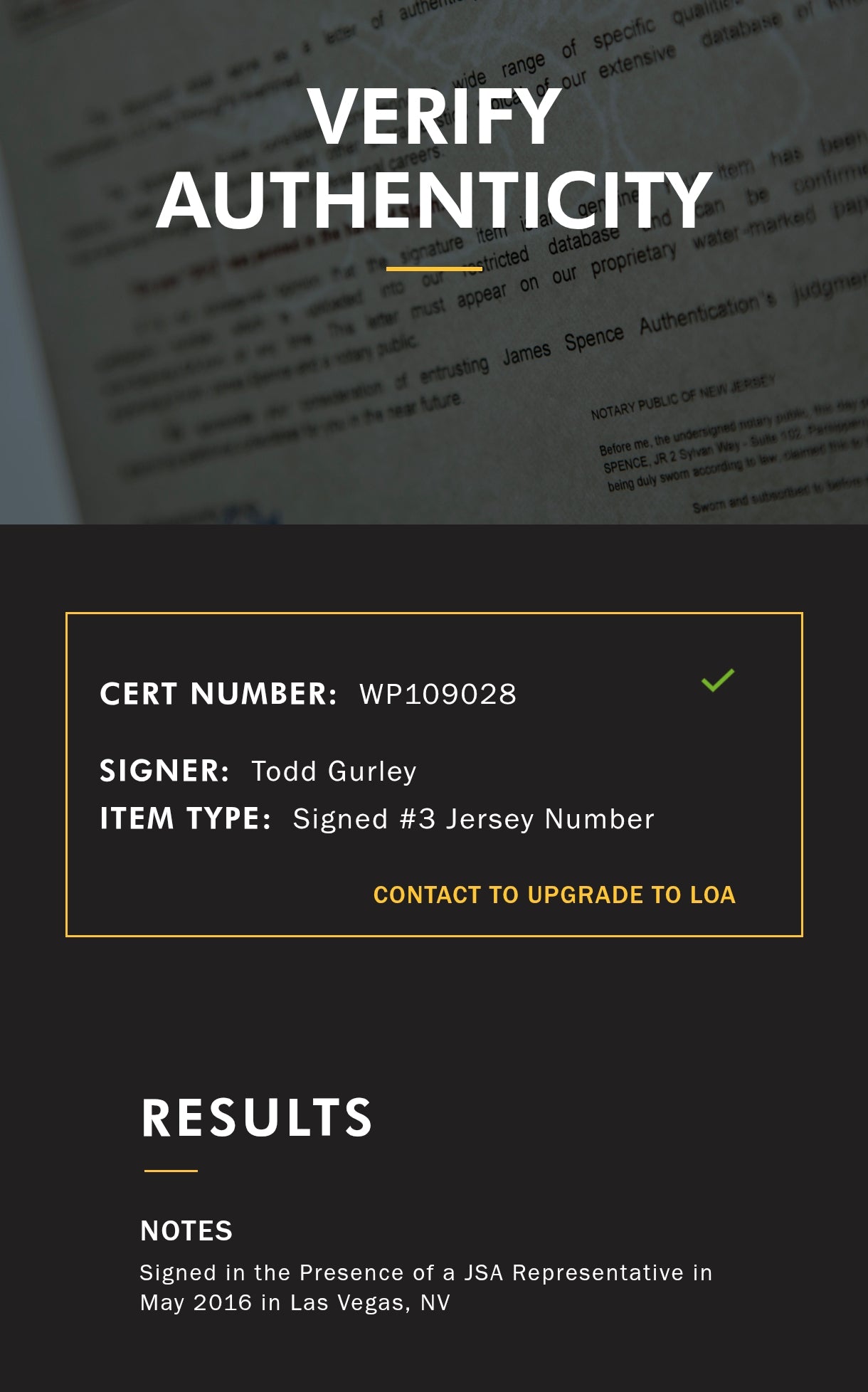 Todd Gurley II St. Louis Rams Signed NFL Jersey JSA COA