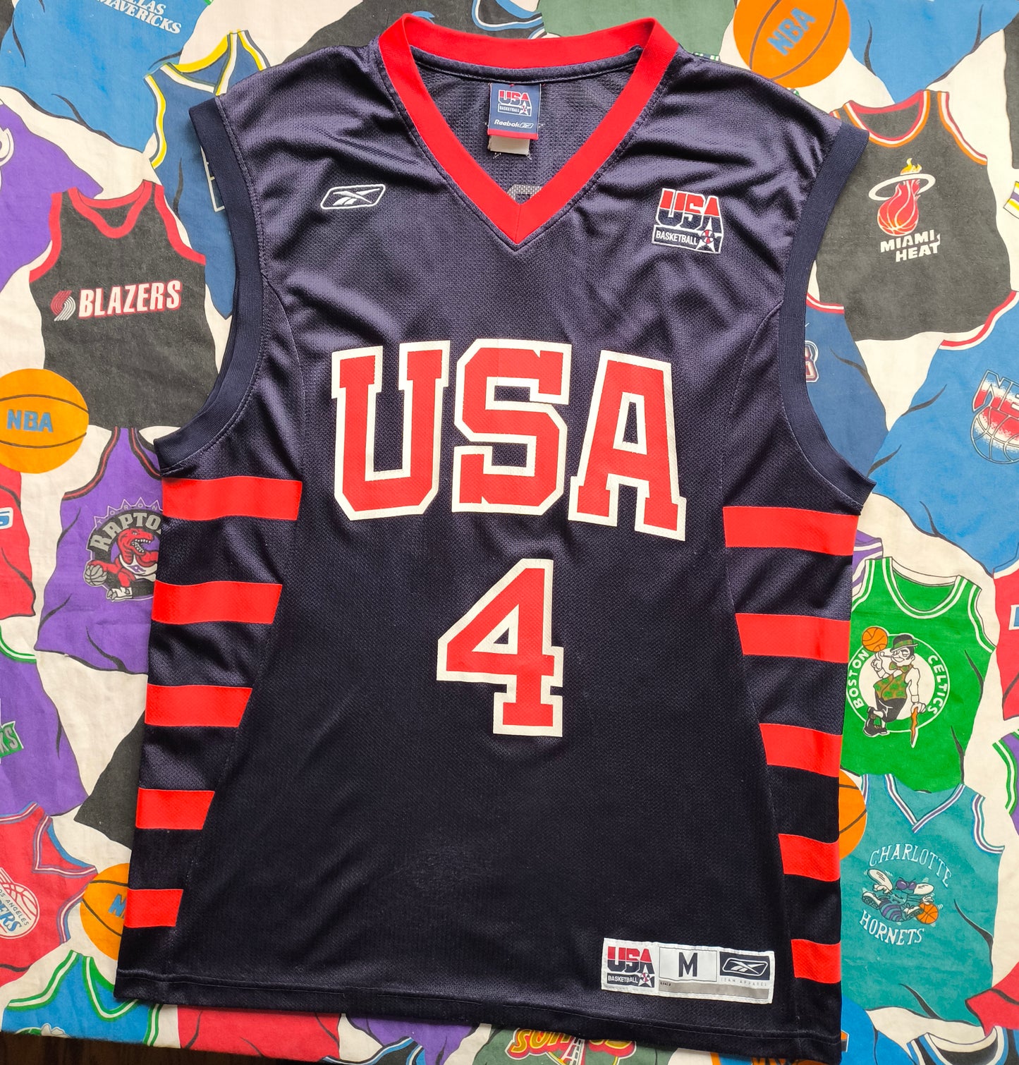 USA Dream Team Reebok Jersey M Iverson