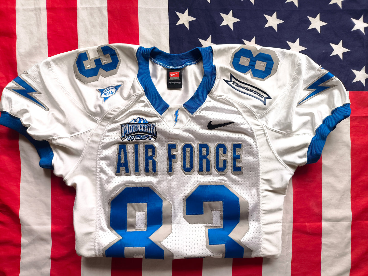 Airforce Falcons NCAA Nike Game Worn Jersey 2005 Season